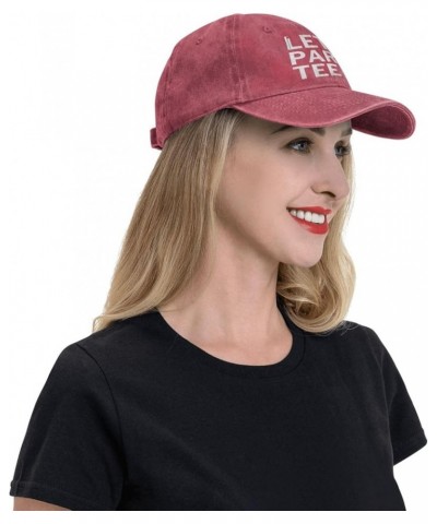 Let's Par Tee Golf Hat Trucker Hat for Men Women Dad Baseball Cap Red $16.72 Baseball Caps