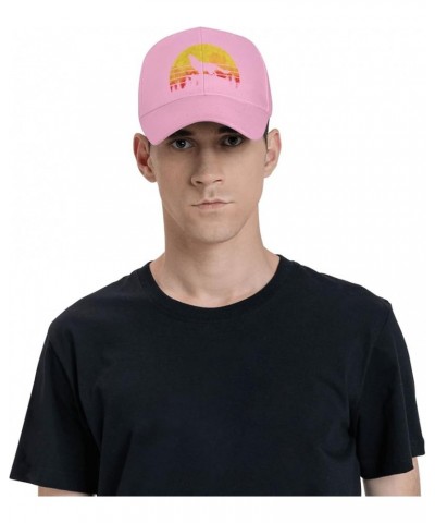 Vintage Wolf Retro Eighties Wolfdog Unisex Baseball Hat Retro Dad Hat Adjustable Pink $10.43 Baseball Caps