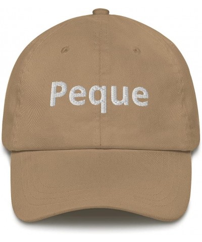 Peque Funny Mexican Hispanic Nickname Gift Embroidered Dad Hat Adjustable Cotton Cap Khaki $15.31 Baseball Caps