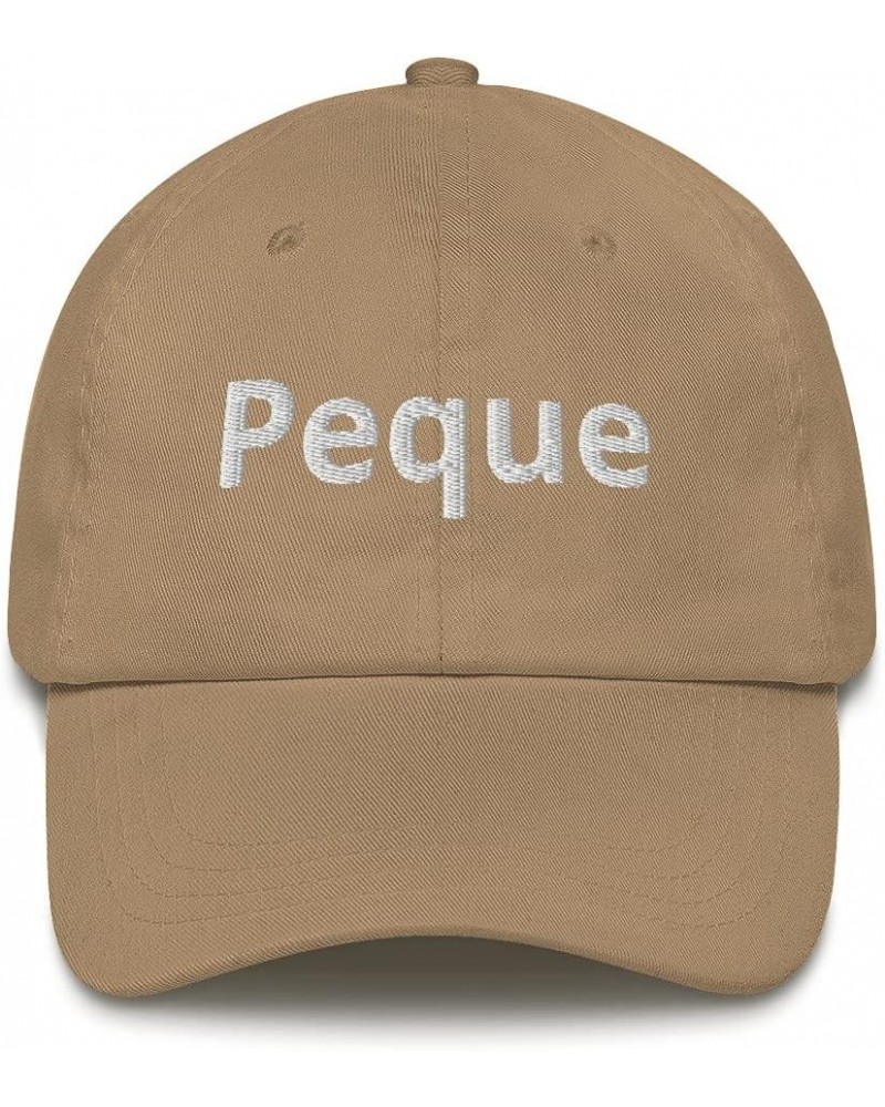 Peque Funny Mexican Hispanic Nickname Gift Embroidered Dad Hat Adjustable Cotton Cap Khaki $15.31 Baseball Caps