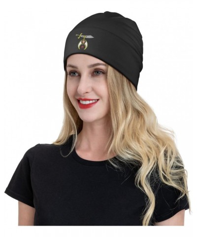 Masonic Shriner Black Men Slouch Hollow Beanie Thin Summer Cap Skullcap Hedging Hat Beanie Cap for Women Men $10.59 Skullies ...