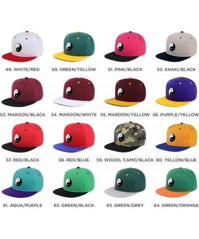 Ying Yang Hip-Hop Snapback Hat Embroidered Baseball Cap Asian Meditation 13. Desert Camo $13.24 Baseball Caps