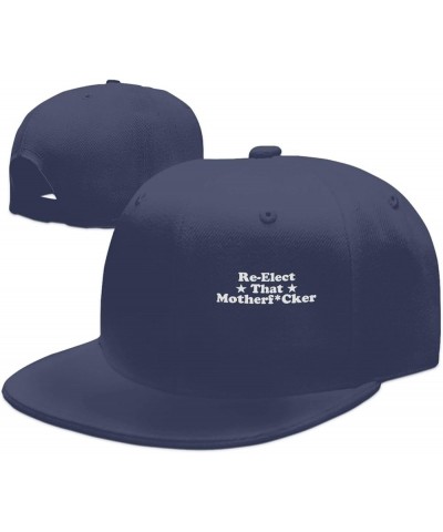 Men Women Baseball Hats Re-Elect That Motherf Cker Low Profile Dad Hat Adjustable Casquette Cap,Black Navy Blue $11.02 Baseba...