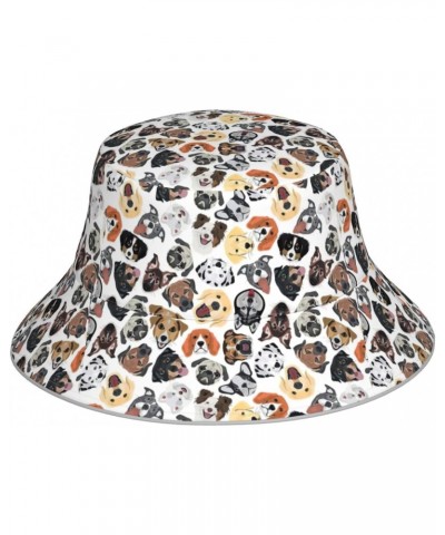 Dog Print Fisherman's Cap Fashionable Hat Fisherman Hats Sun Hats for Fishing, Cap $13.36 Sun Hats