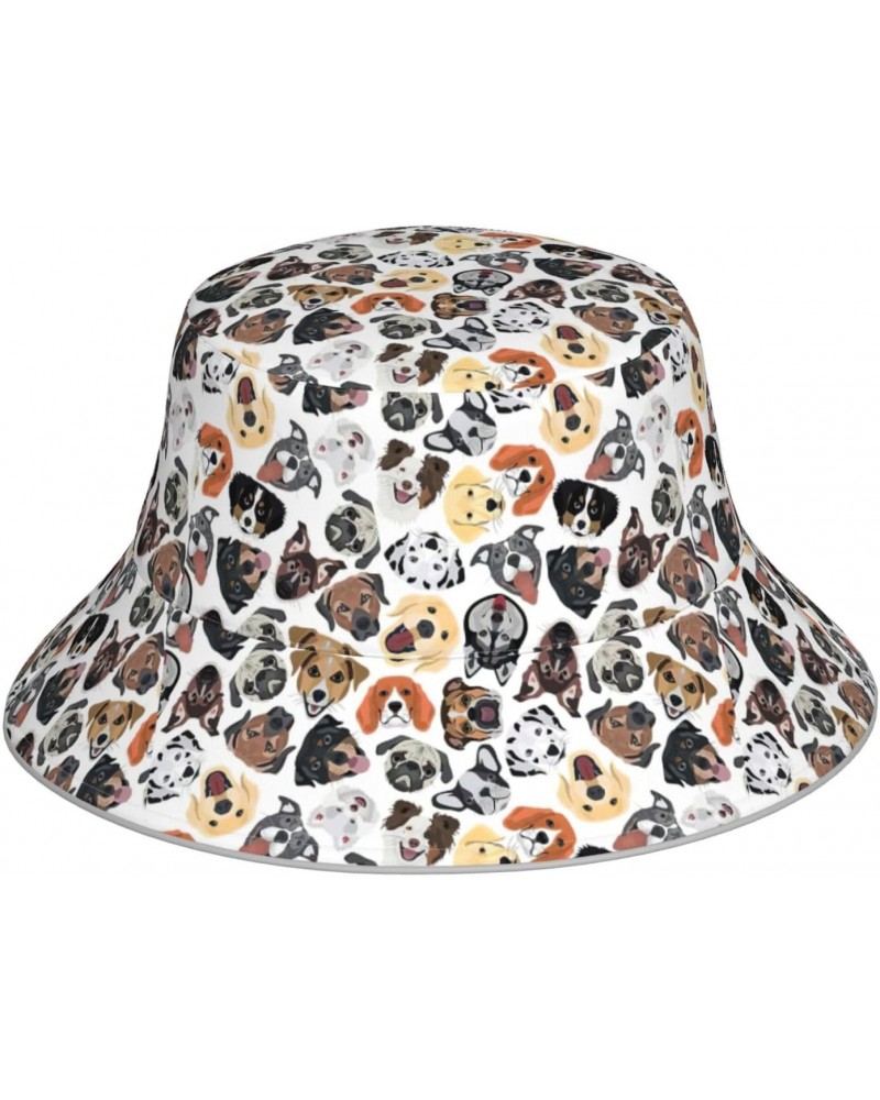 Dog Print Fisherman's Cap Fashionable Hat Fisherman Hats Sun Hats for Fishing, Cap $13.36 Sun Hats