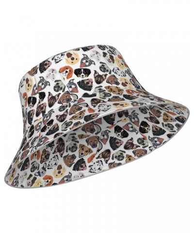 Dog Print Fisherman's Cap Fashionable Hat Fisherman Hats Sun Hats for Fishing, Cap $13.36 Sun Hats