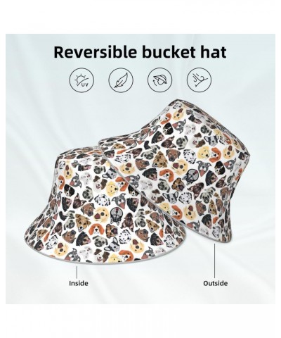 Dog Print Fisherman's Cap Fashionable Hat Fisherman Hats Sun Hats for Fishing, Cap $13.36 Sun Hats