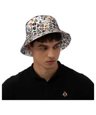 Dog Print Fisherman's Cap Fashionable Hat Fisherman Hats Sun Hats for Fishing, Cap $13.36 Sun Hats