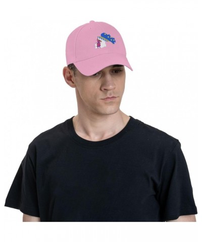 Flag Map of Dnipropetrovsk Oblast Baseball Cap for Men Women Dad Hat Classic Adjustable Golf Hats Pink $10.06 Baseball Caps