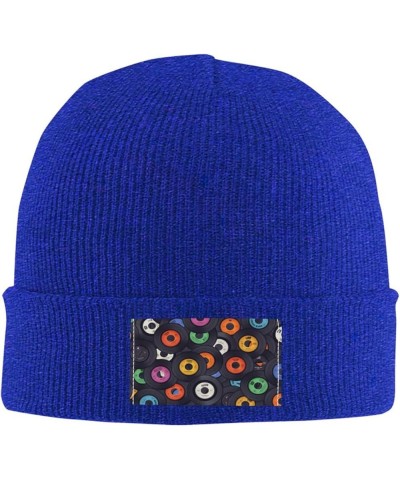 Beanie Hats for Men Women Vinyl Records Music Album Baggy Skullies Beanies Blue $12.21 Skullies & Beanies