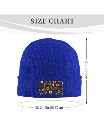 Beanie Hats for Men Women Vinyl Records Music Album Baggy Skullies Beanies Blue $12.21 Skullies & Beanies