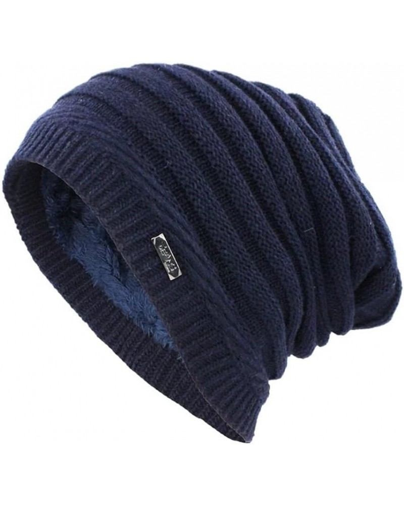 Adult Men Winter Warm Hat for Women Unisex Wool Knitted Casual Outdoor Cotton Hats Women Cap Knitted Hat Aht141bld $12.93 Sku...