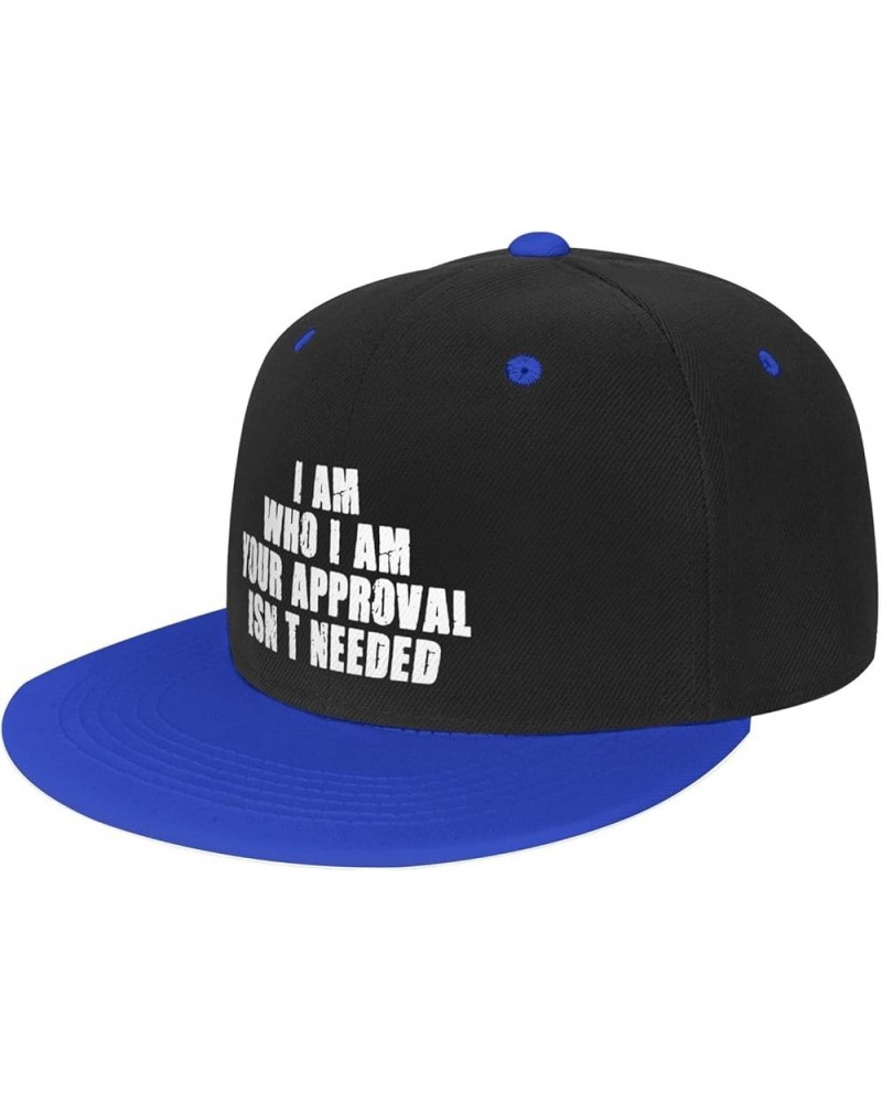 Men Women Baseball Cap i am who i am Your Approval Isn't Needed Classic Dad Hat Adjustable Snapback Hats,White Blue $9.53 Bas...