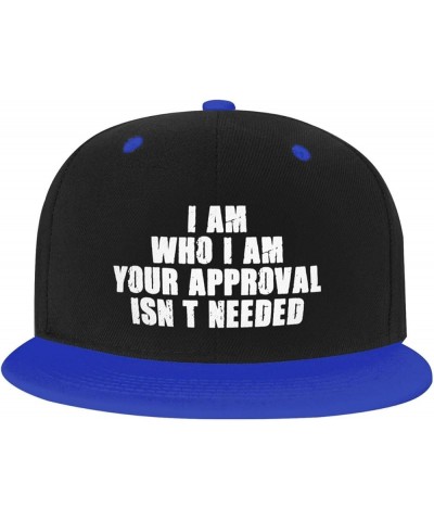 Men Women Baseball Cap i am who i am Your Approval Isn't Needed Classic Dad Hat Adjustable Snapback Hats,White Blue $9.53 Bas...