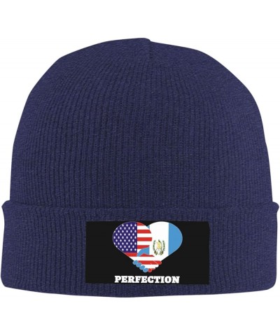 Beanie Hat Unisex Stretchy Hat Soft Warmth Knit Hat Cap for Men & Women Navy Blue $8.75 Skullies & Beanies