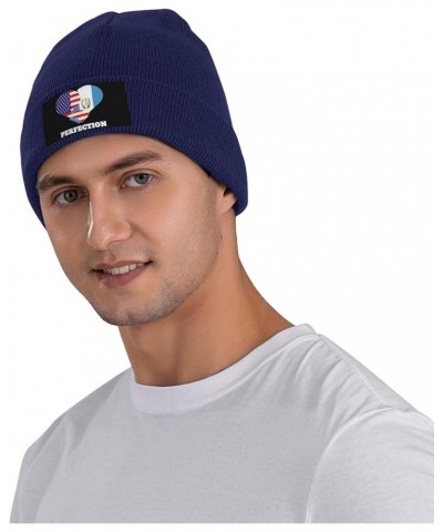 Beanie Hat Unisex Stretchy Hat Soft Warmth Knit Hat Cap for Men & Women Navy Blue $8.75 Skullies & Beanies