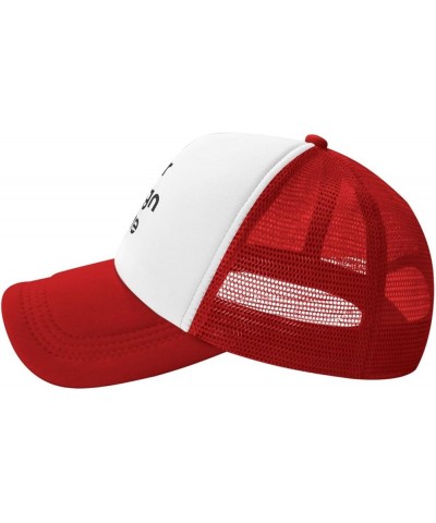 Custom Hats Design Your Own Text Name Image Photo Trucker Hats Red $6.94 Baseball Caps