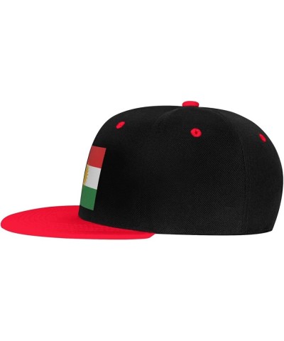 Flag of Kurdistan Snapback Hat for Men Women Baseball Cap Trucker Flat Bill Hats Dad Caps Red $10.67 Baseball Caps