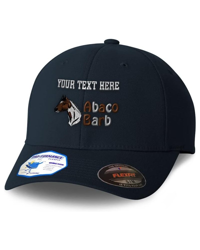 Flexfit Hats for Men & Women Abaco Barb Horses Polyester Dad Hat Baseball Cap Dark Navy Personalized Text Here $19.07 Basebal...