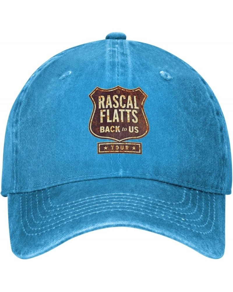 Rascal Music Flatts Hat Cap Adult Casual Hat Casquette Classical Washable Denim Baseball Cap Truck Hat Black Blue $10.70 Base...