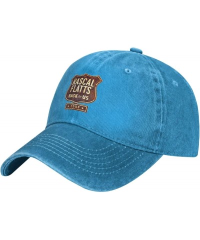 Rascal Music Flatts Hat Cap Adult Casual Hat Casquette Classical Washable Denim Baseball Cap Truck Hat Black Blue $10.70 Base...