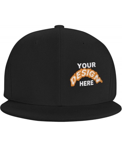 Custom Caps Add Your Custom,Custom Picture Hats,Custom Hat Design Your Own Classic Mens Womens Personalized Baseball Hat Blac...