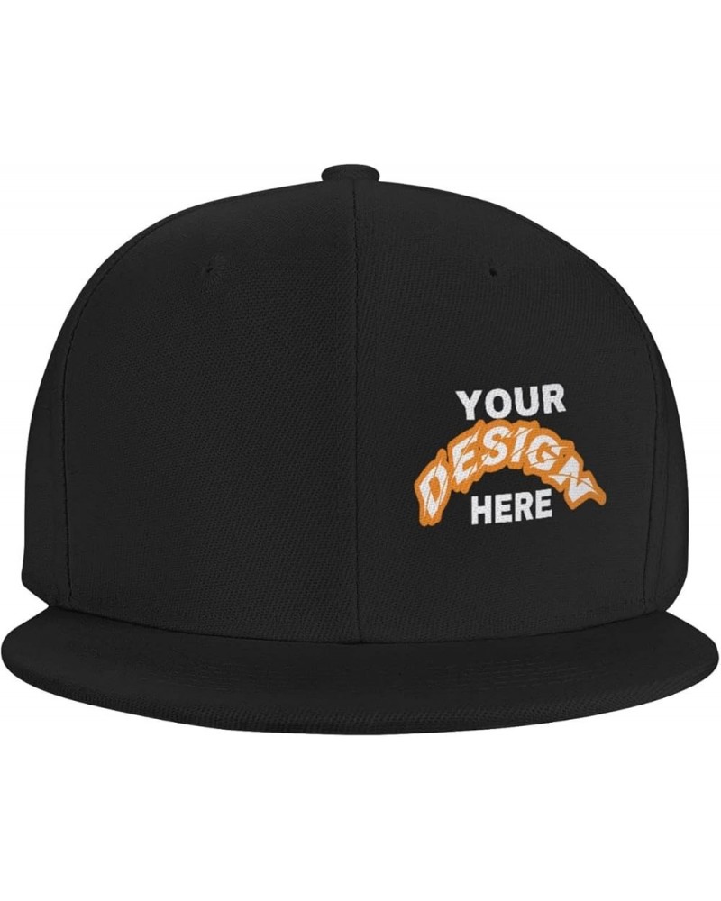 Custom Caps Add Your Custom,Custom Picture Hats,Custom Hat Design Your Own Classic Mens Womens Personalized Baseball Hat Blac...