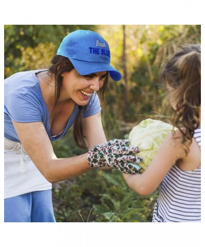 Soft Baseball Cap Back The Blue Cotton Dad Hats for Men & Women Lime $14.55 Baseball Caps