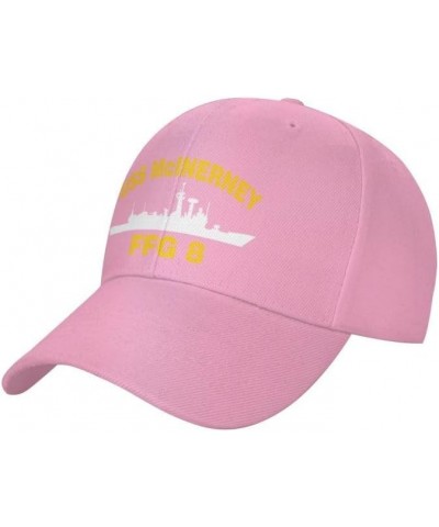 USS McInerney FFG 8 Flag-Baseball Caps-Denim Hats Cowboy Knit hat Fisherman's hat Pink $16.42 Baseball Caps