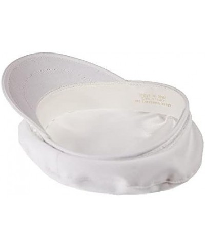 Authentic Greek Fisherman's Cap - Cotton - White - 8 - (25 1/4 Inches - 64 cm) $22.32 Newsboy Caps