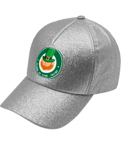 Trucker hat St Patricks Day Cluck of The irishh White Cowboy hat Funny hat Gifts for Grandma Sun Hats Suitable for Silver Col...