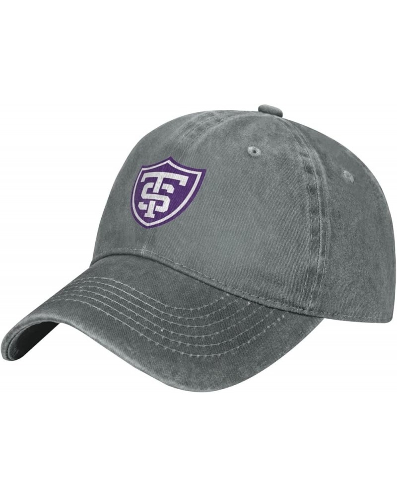 University of St Thomas Cowboy Hats，Unisex Adjustable for Hat Baseball Cap Casquette Gray $14.74 Cowboy Hats