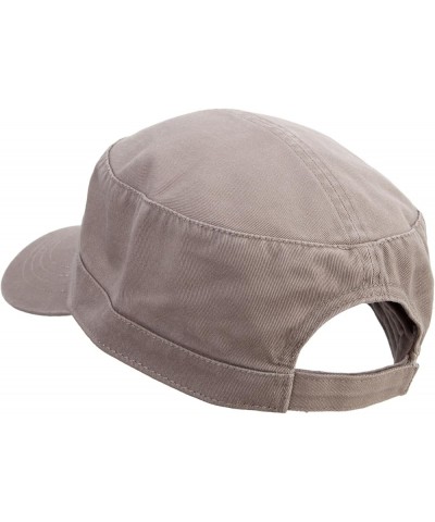 Golden Farm Field Icon Embroidered Garment Washed Adjustable Army Cap Khaki $21.63 Baseball Caps