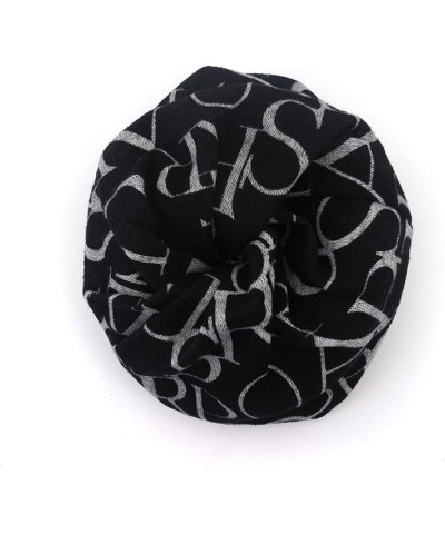 Headwear Cap Turban Fashion Head Band Soft Knot Hijab Hair Scarf for Hair Loss Solid Color Breathable Head Wraps Black $5.82 ...