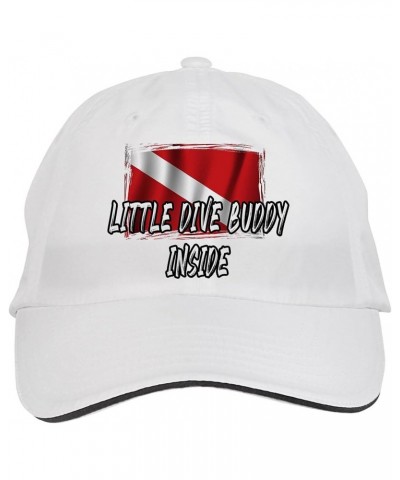 LITTLE DIVE BUDDY INSIDE Scuba Diving Hat Adjustable Cap, DesU72 $14.84 Baseball Caps