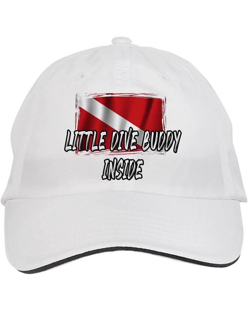 LITTLE DIVE BUDDY INSIDE Scuba Diving Hat Adjustable Cap, DesU72 $14.84 Baseball Caps