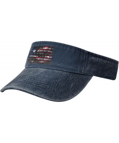 Smoke Florida Provisional Sun Visor Hats for Women Men Sun Hat Vintage Golf Hat Adjustable Baseball Cap Navy Blue $10.89 Visors