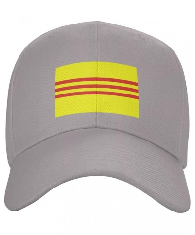 Adjustable Flag of South Vietnam Baseball Cap Women Men Hat Truck Driver Baseball Caps Sun Hats Gray $14.37 Baseball Caps