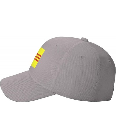 Adjustable Flag of South Vietnam Baseball Cap Women Men Hat Truck Driver Baseball Caps Sun Hats Gray $14.37 Baseball Caps