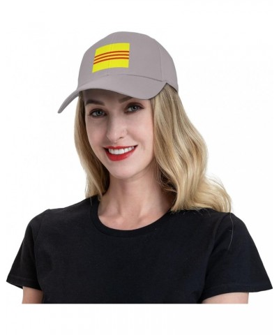 Adjustable Flag of South Vietnam Baseball Cap Women Men Hat Truck Driver Baseball Caps Sun Hats Gray $14.37 Baseball Caps