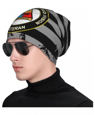 U.S. Army Veteran 3rd Armored Division Chic Knit Beanies: Cozy Skull Caps for Winter Warmth at Home & Outdoors!6 Black $13.73...