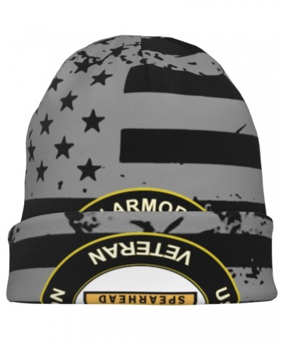 U.S. Army Veteran 3rd Armored Division Chic Knit Beanies: Cozy Skull Caps for Winter Warmth at Home & Outdoors!6 Black $13.73...