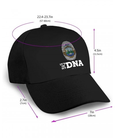 Adjustable Coat of Arms of Costa Rica It's in My DNA Baseball Cap for Men Women Baseball Hat Outdoor Casual Breathable Caps T...