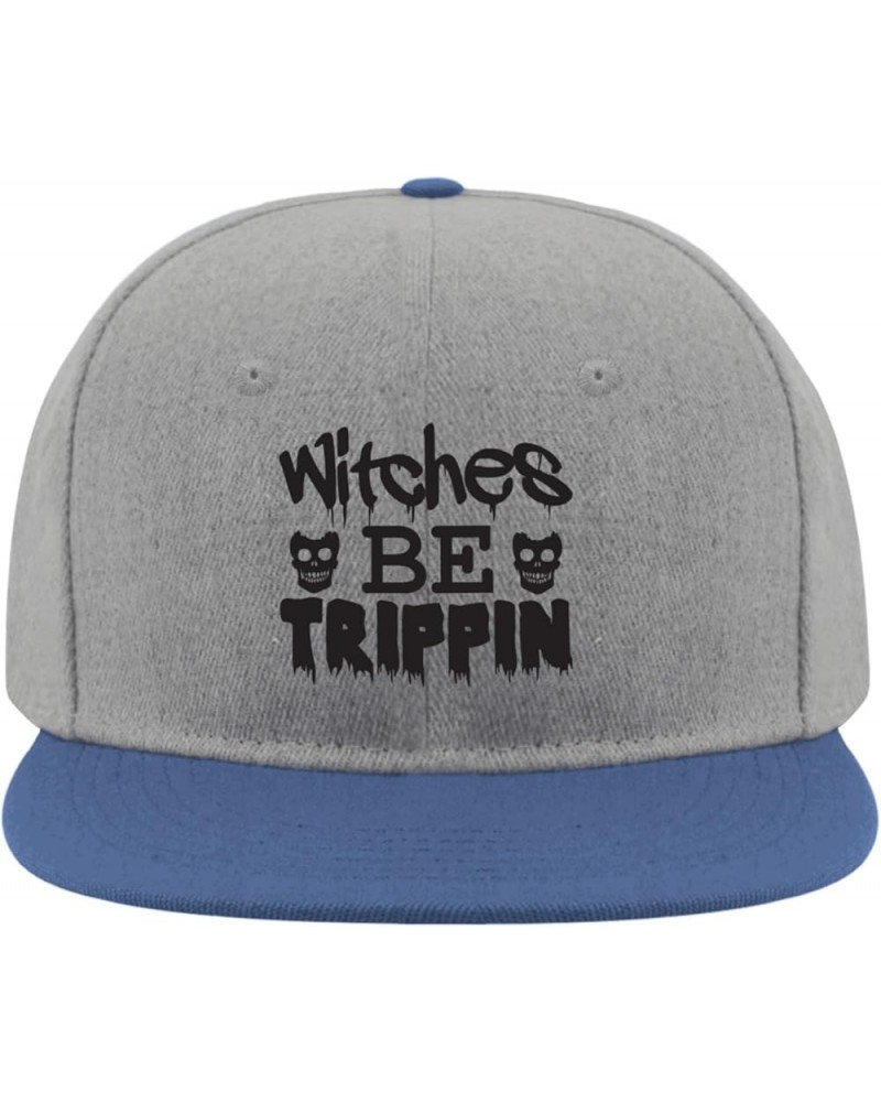 Witch Image Skull bat caps Sports hat blue03 Running hat Gifts for Women Cycling Caps Blue03 $9.93 Sun Hats