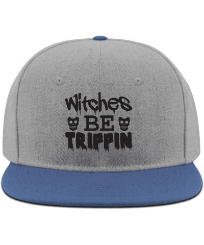 Witch Image Skull bat caps Sports hat blue03 Running hat Gifts for Women Cycling Caps Blue03 $9.93 Sun Hats