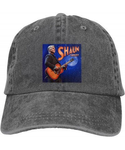 Shaun Music Cassidy Hat Cap Classic Adjustable Washable Denim Hat Fashion Cool Baseball Hat Casquette Black Deep Heather $9.7...