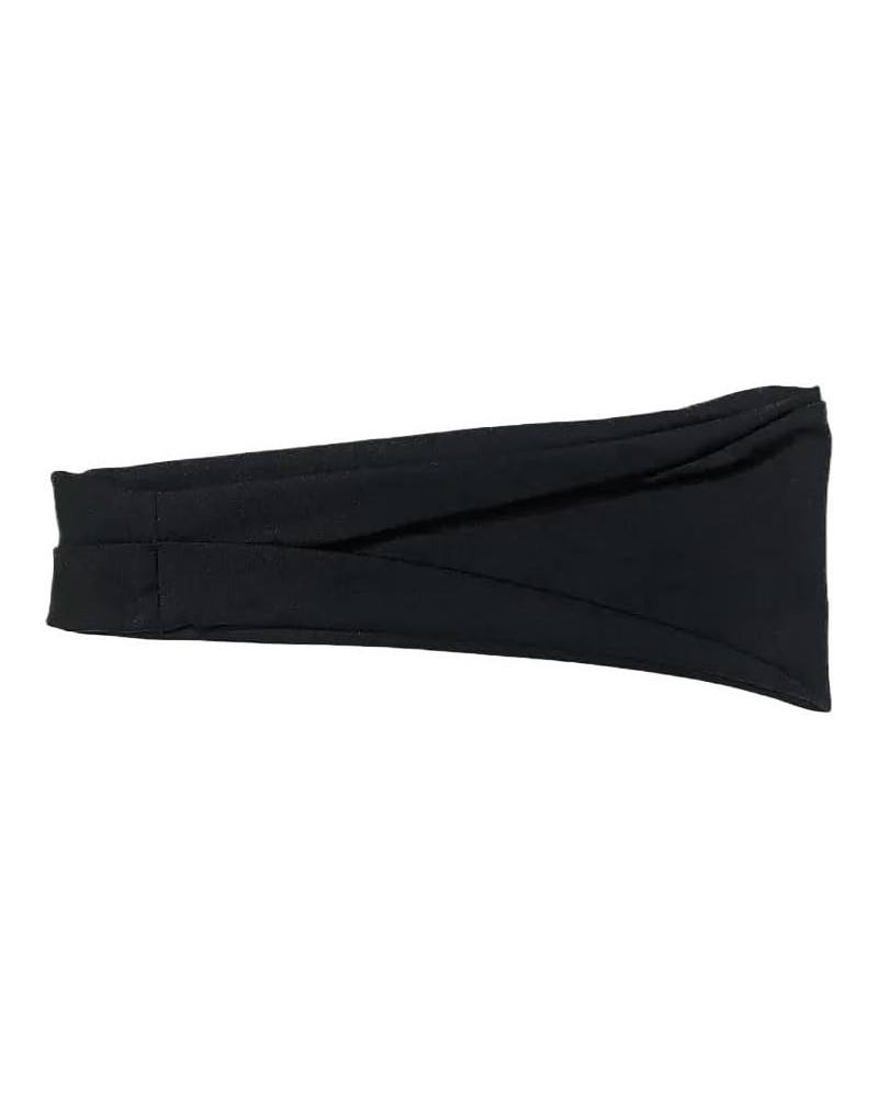 Headband Women's Solid Color Anti Slip Soft Headband, Headband, Exercise Sports Headband Black Headband Black $12.48 Cold Wea...