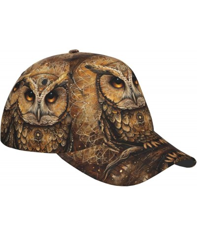 Deer Print Unisex Baseball Cap,Unisex Hats Cool Adjustable Hat Men Women Teens Owl Beliefs $15.69 Baseball Caps