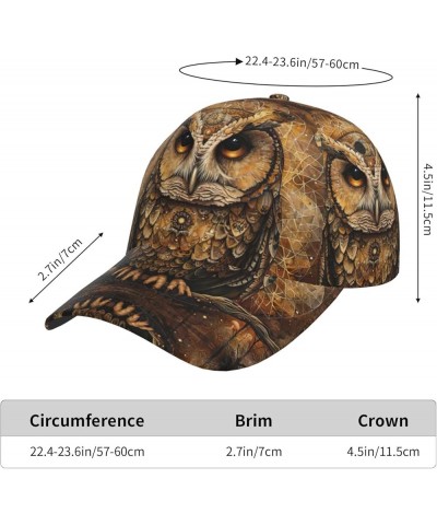 Deer Print Unisex Baseball Cap,Unisex Hats Cool Adjustable Hat Men Women Teens Owl Beliefs $15.69 Baseball Caps