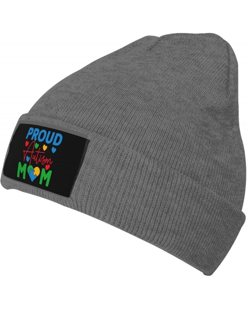 Prouds Autism Beanies Hats for Guys, Beanie for Men Women, Knit Hat for Men, Winter Hats for Men Black Deep Heather $11.54 Sk...